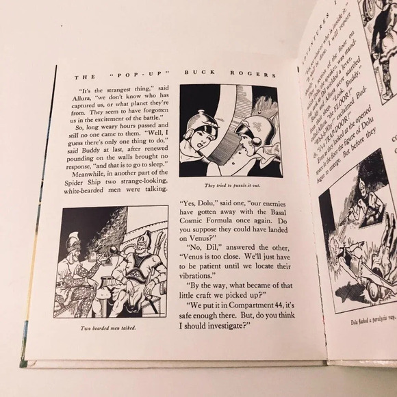 1994 The Pop-Up Buck Rogers  Strange Adventures in the Spider Ship Dick Calkins - Picture 11 of 16